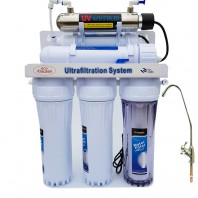 Purificator apa, 6 trepte, Eco Krausen, Ultrafiltrare, UF 6, filtru lampa ultraviolete, Alb